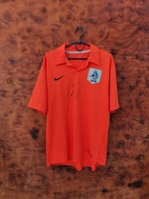 CAMISA DE FUTEBOL DA SELEÇÃO NACIONAL DA HOLANDA 2006/2008 TAMANHO L ASSINADA POR RUUD GULLIT comprar usado  Enviando para Brazil