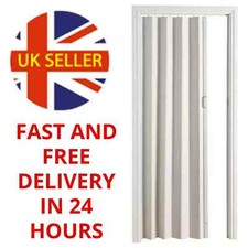 Folding door white for sale  WEMBLEY