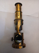 Brass microscope antique for sale  BACUP