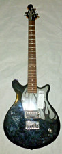 Guitarra elétrica First Act ME1980 preta com Flames Select Edition comprar usado  Enviando para Brazil
