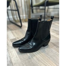 Bota de tornozelo Madewell feminina The Ingrid Chelsea tamanho 7 preta ocidental biqueira pontiaguda comprar usado  Enviando para Brazil