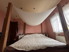 Himmelbett 180x200 massivem gebraucht kaufen  Nauen