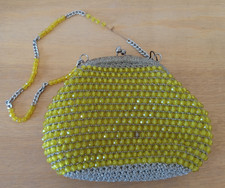 Usado, antigua cartera de mujer con perlas de plastico.Vintage comprar usado  Enviando para Brazil