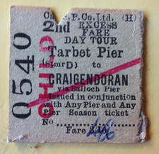 Ferry ticket tarbet for sale  HIGH WYCOMBE