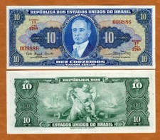 Brasil, 10 cruzeiros, ND (1961) P-167a, UNC Alegoria da Indústria comprar usado  Enviando para Brazil