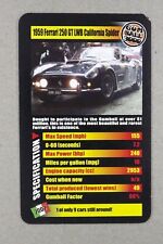 Info card supercars for sale  EASTBOURNE