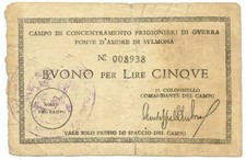 Lire prigionieri guerra usato  Pignataro Maggiore