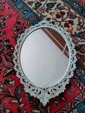 Specchio shabby ovale usato  Italia