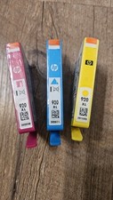 Tintas coloridas 3PK genuínas HP 920XL OfficeJet 6000 6500 7000 7500 sem caixa comprar usado  Enviando para Brazil