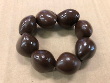 Bracciale perline marrone usato  Vercelli
