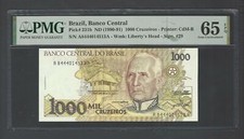 Brasil 1000 Cruzados ND (1990-91) P231b não circulado grau 65 comprar usado Brasil 1000 Cruzados ND (1990-91) P231b não circulado grau 65 comprar usado  Enviando para Brazil