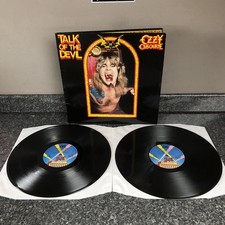 DOUBLE VINYL LP OZZY OSBOURNE TALK OF THE DEVIL JETDP 401 UK 1ST PRESS EX/EX+ comprar usado  Enviando para Brazil