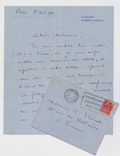 Colette lettre autographe d'occasion  Paris X