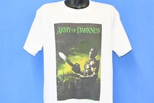 Camiseta vintage anos 90 ARMY OF DARK HORSE COMICS EVIL DEAD BRANCA GRANDE G comprar usado  Enviando para Brazil