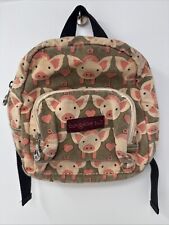Mini mochila Bungalow 360 pequena estampa de porco rosa comprar usado  Enviando para Brazil