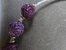 Argento necklace purple for sale  KILMARNOCK