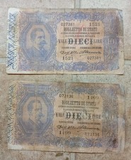 Banconota italiana lire usato  Lucera