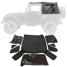 Janelas coloridas macias de substituição pretas para Jeep Wrangler TJ 1997-2006 comprar usado  Enviando para Brazil