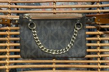 Bolsa Michael Kors Pull Chain Belt Fannypack MK 554131 tamanho XL LIMPA! comprar usado  Enviando para Brazil