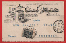 Cartolina commerciale gustavo usato  Bologna