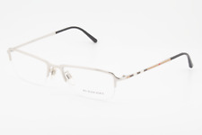 Armações de óculos retangulares masculinas Burberry B1257 1005 prata 53 mm comprar usado  Enviando para Brazil
