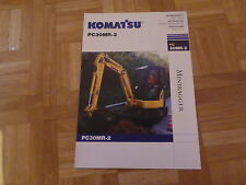 Prospekt komatsu pc30mr gebraucht kaufen  Weinheim