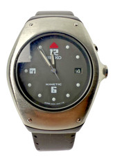 Seiko Kinetic 3M22-0D40 relógio de quartzo automático mostrador preto Japão raro vintage comprar usado  Enviando para Brazil