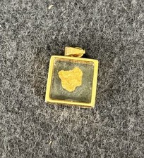 Pendentif doré pepite d'occasion  Ribécourt-Dreslincourt