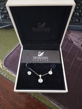Swarovski necklace earring for sale  BEDFORD