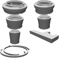 Extension tubes set usato  Italia
