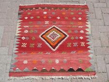 Usado, Tapete kilim vintage feito à mão pequena área, tapete estilo boêmio, tapete de peru comprar usado  Enviando para Brazil