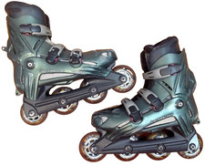 ROLLERBLADE VIABLADE HWY 7 TRIFORCE PATINS EM LINHA M 25.5 EU38.5 US7.5 SEM FREIOS, usado comprar usado  Enviando para Brazil