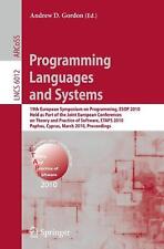 Programming Languages and Systems: 19th European Symposium on Programming, ESOP , usado comprar usado  Enviando para Brazil