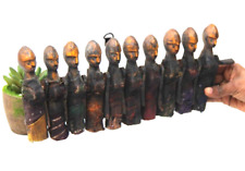 Conjunto de 10 bonecas assustadoras vintage de madeira com decoração móvel original antigo 15345, usado comprar usado  Enviando para Brazil