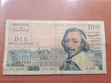 Billet francs 10 d'occasion  Mougins