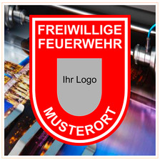 Feuerwehr wappen autoaufkleber gebraucht kaufen  Bayreuth
