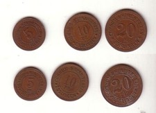 Bronze münzen pfennig gebraucht kaufen  Borna