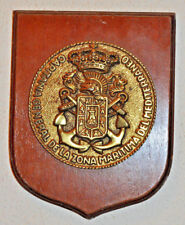 Capitánia General de la Zona Maritima del Mediterraneo placa placa escudo crista comprar usado Capitánia General de la Zona Maritima del Mediterraneo placa placa escudo crista comprar usado  Enviando para Brazil