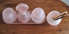 Vintage pink glass for sale  LONDON