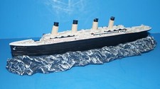 Estatueta vintage 14" longa TITANIC navio decoração para casa comprar usado  Enviando para Brazil