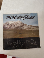 1979 cocaine calendar for sale  Aberdeen