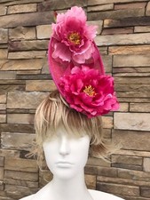 Magenta Casquete/fascinator Na Faixa. feito à mão em NY. Derby DAY, o dia Oaks. tamanho único comprar usado  Enviando para Brazil