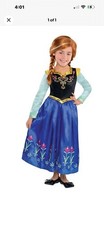 Fantasia infantil Disney Frozen Anna meninas 120 (5/6 7/8 fantasia cosplay vestir comprar usado  Enviando para Brazil
