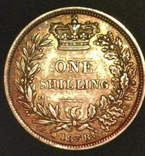 1838 shilling victoria for sale  BEDFORD