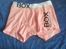 NOVO ESTILO SEXY 'CAIXA' PREMIUM BOXEADORES MASCULINOS ROSA PEQUENO, usado comprar usado  Enviando para Brazil