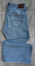 JEANS AZUL PERNA RETA AJ ARMANI J07. TAMANHO: 34" CINTURA x 33" PERNA INTERNA. comprar usado  Enviando para Brazil