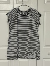 Vestido túnica feminino Ideology listrado branco cinza bainha cruzada tamanho G comprar usado Vestido túnica feminino Ideology listrado branco cinza bainha cruzada tamanho G comprar usado  Enviando para Brazil