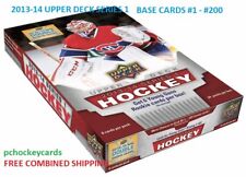 2013-14 13/14 Upper Deck Series 1 Base Cards #1 - #200 Goalies, Stars U Pick! na sprzedaż  Wysyłka do Poland