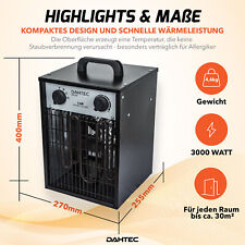 Dahtec 3000w elektrischer gebraucht kaufen  Meerbusch-Strümp,-Osterath