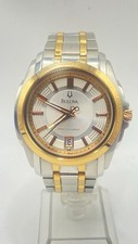 Incrível Bulova Precisionist C977655 dois tons. Data em ótimo estado de funcionamento comprar usado  Enviando para Brazil